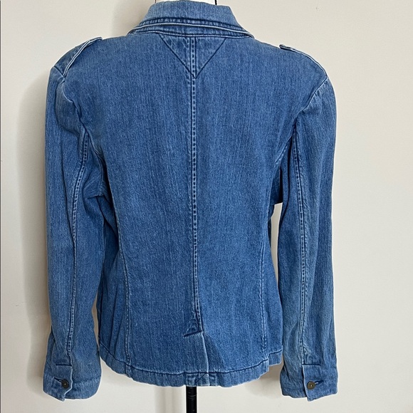 👖💙Tommy Hilfiger Vintage Women's Blue Denim Jacket - Picture 12 of 16